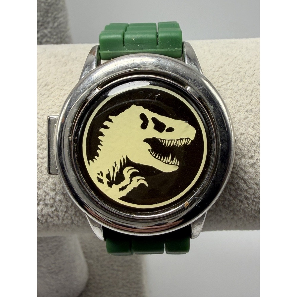 Jurassic World Accutime JRW4083TG New Battery Unisex Watch‎ Spinner Top 36MM 8"